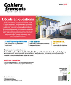 L'école en questions: n°429 septembre octobre 2022