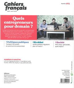 Quels entrepreneurs pour demain?