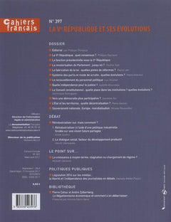 La 5e république et ses évolutions