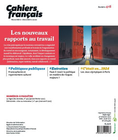 Les nouveaux rapports au travail: n°418