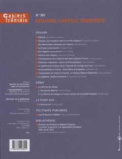 Religions, laïcité, démocratie