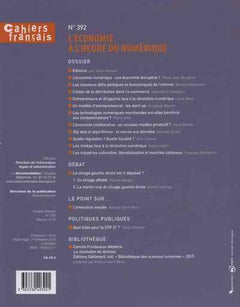 L'économie à l'heure du numérique