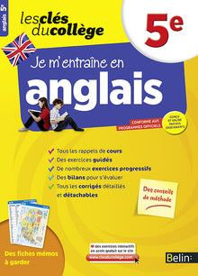 Je m'entraîne en anglais - 5ème