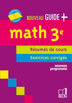 Math 3e: Nouveau programme