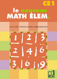 Le Nouveau Math Élémentaire CE1