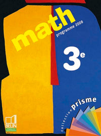 Math 3e: Manuel élève