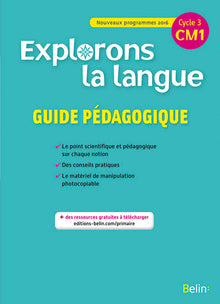 Explorons la langue CM1
