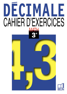 Math 3e - cahier d'exercices