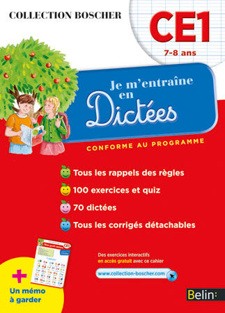 Je m'entraîne en dictées - CE1