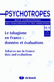PSYCHOTROPES 2006/1 VOLUME 12 LE TABAGISME EN FRANCE