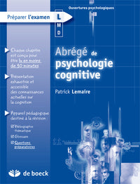 Abrege de psychologie cognitive