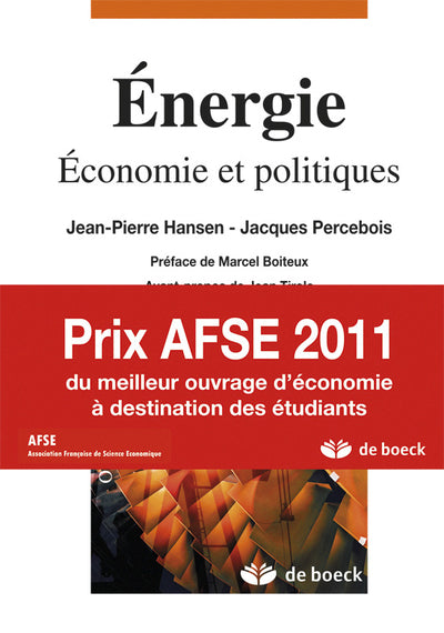 Énergie: Economie et politiques