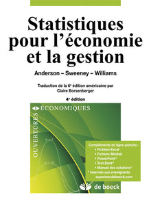 Statistiques pour l'économie et la gestion