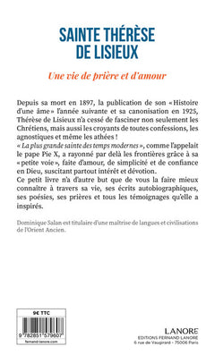 Sainte Thérèse de Lisieux - Une vie de prière et d'amour