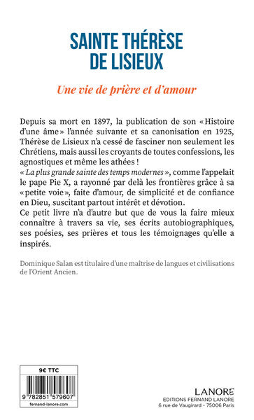 Sainte Thérèse de Lisieux - Une vie de prière et d'amour