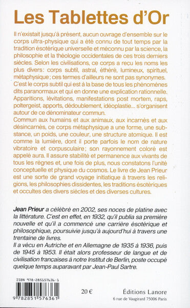 Les tablettes d'or à travers Roland de Jouvenel et ses messages