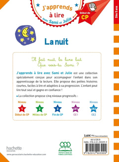 Sami et Julie CP Niveau 1 La nuit