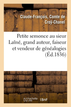 Petite semonce au sieur Laîné