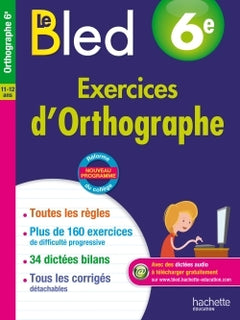 Cahier Bled - Français 6e - Nouveau programme 2016