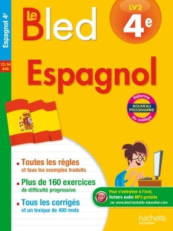 Cahier Bled - Espagnol 4E