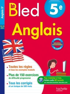 Cahier Bled - Anglais 5e