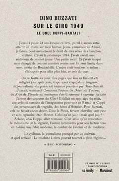 Dino Buzzati sur le Giro 1949