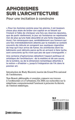 Aphorismes sur l'architecture