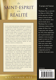 Le Saint-Esprit et la réalité