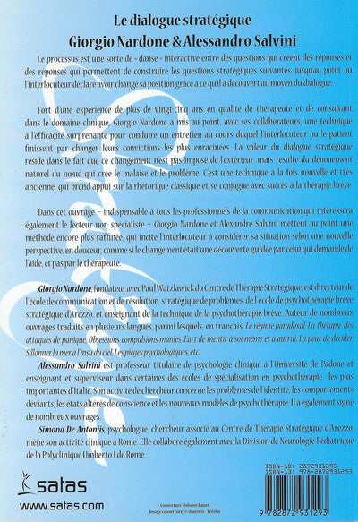 Le dialogue stratégique - Communiquer en persuadant : techniques avancées de changement