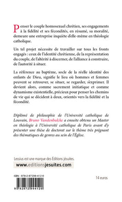 Le couple homosexuel et la vie baptismale