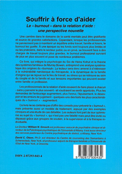 Souffrir à force d'aider