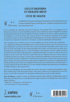 Clés et solutions en thérapie brève