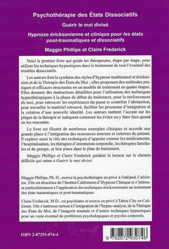 Psychothérapie des états dissociatifs - Guérir le moi divisé
