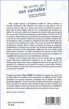 Ne portez pas son cartable