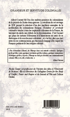 grandeur et servitude coloniales