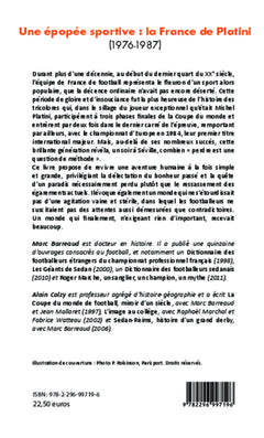 Une épopée sportive: la France de Platini