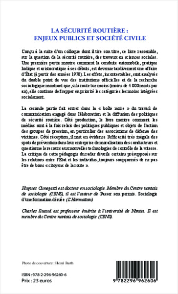 La sécurité routière : enjeux publics et société civile: Une formation au radar