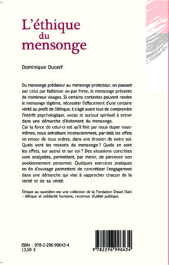 L'éthique du mensonge