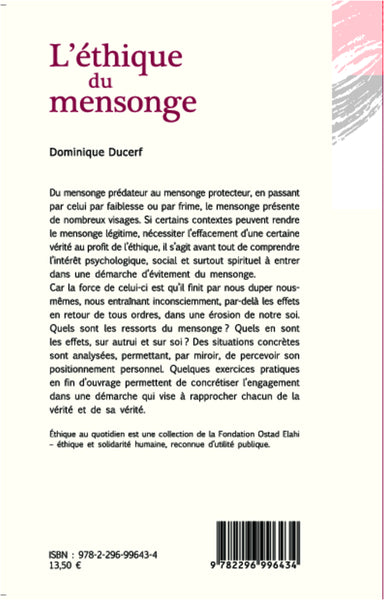 L'éthique du mensonge