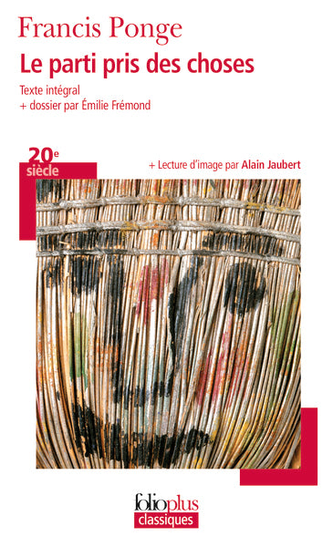 Le Parti pris des choses