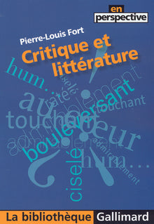 critique et littérature