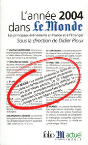 L'Année 2004 dans "Le Monde"