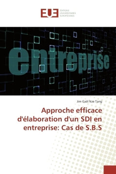 Approche efficace d'élaboration d'un SDI en entreprise