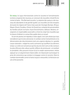 Écrire contre la haine. Concours de nouvelles de la Licra 2024