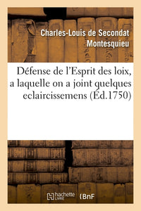 Défense de l'esprit des lois