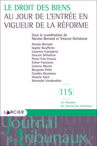 Le droit des biens au jour de l'entrée en vigueur de la réforme