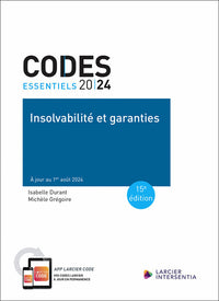 Code essentiel - Insolvabilité et garanties 2024