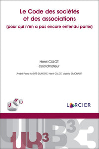 Le code des sociétés et des associations