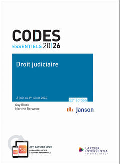 Code essentiel - Droit judiciaire 2026 - À jour au 1er juillet 2026