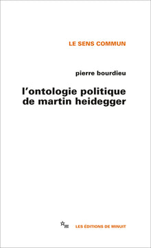 L'ontologie politique de Martin Heidegger